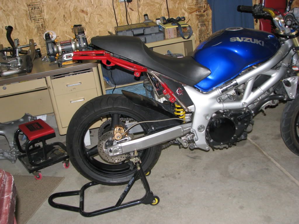 ZX6R swingarm swap on 1st gen SV650 Suzuki SV650 Forum SV650, SV1000